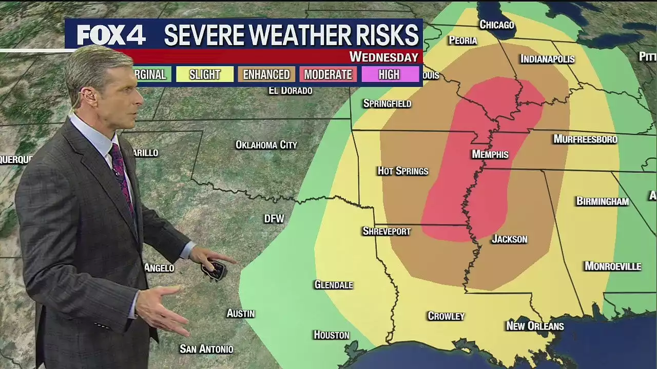 Tornado Watch canceled for North Texas, remains active for parts east