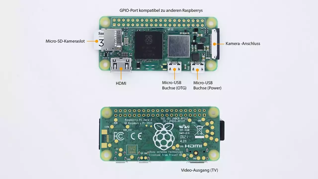 Im Test: Raspberry Pi Zero 2 kommt mit vier Kernen