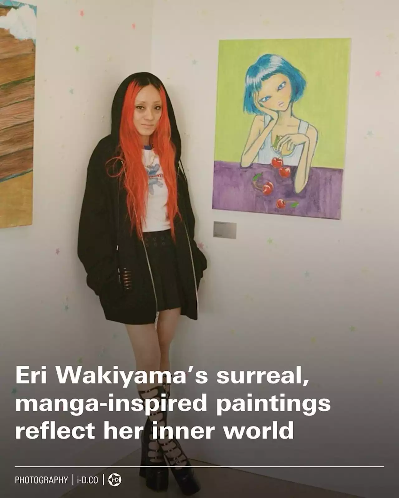 Eri Wakiyama’s surreal, manga-inspired paintings reflect her inner world