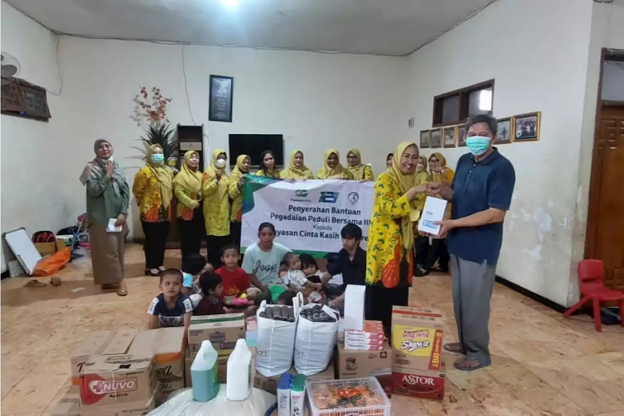 Momen Haru IIKP Jatim Beri Bantuan Anak Panti, Mereka Sampai Menangis