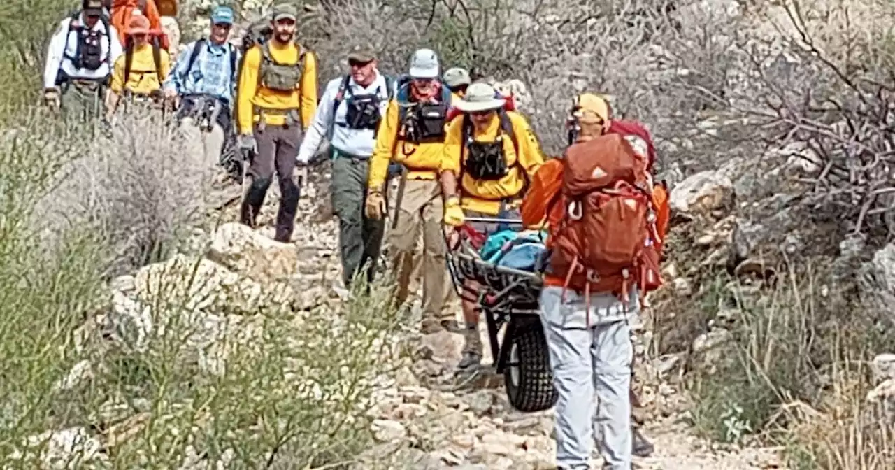 Woman recovering after fall on hike in Sabino Canyon