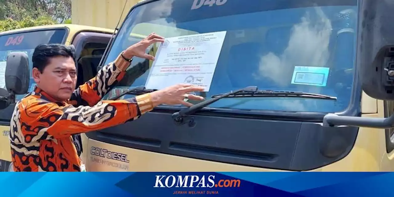 Tunggak Pajak Rp 9,5 Miliar, 4 Truk Perusahaan di Sragen Disita