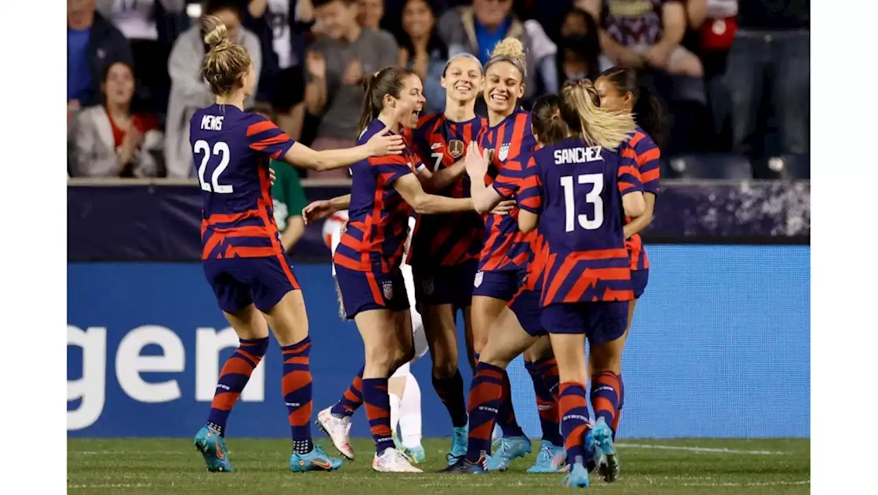 Trinity Rodman scores her first USWNT goal in rout of Uzbekistan