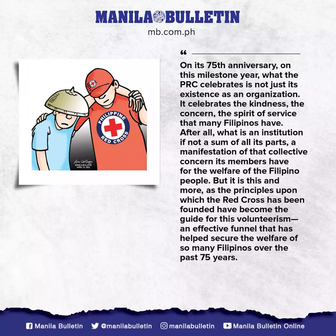 The Philippine Red Cross turns 75