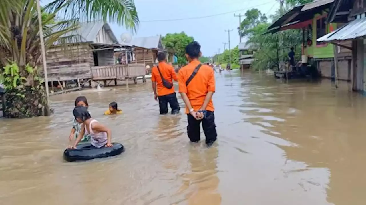 Puluhan Rumah Warga di Banyuasin Terendam Banjir