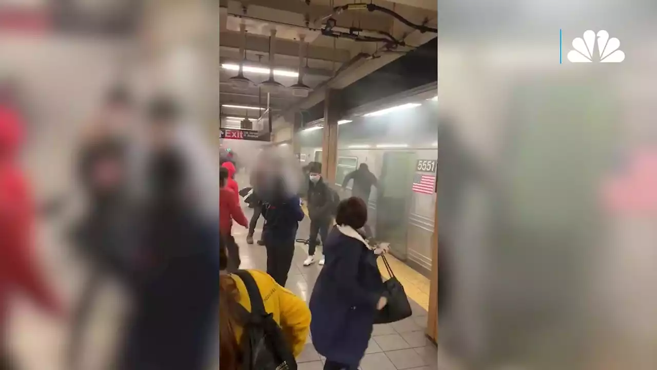 Brooklyn Subway Attack ‘Almost Like a Horror Movie,' Witness Says