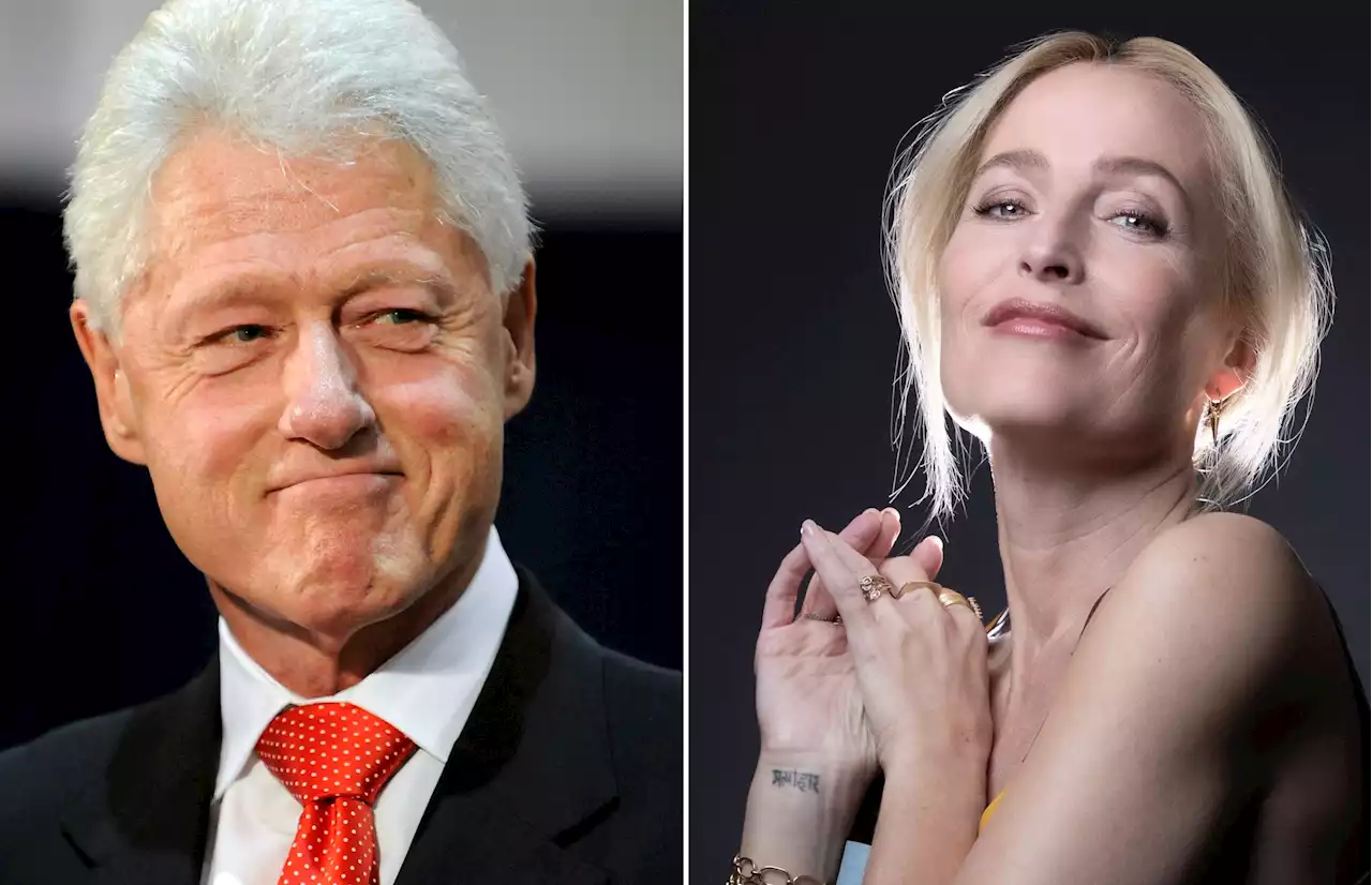 Gillian Anderson recalls 'intimate' moment she met Bill Clinton