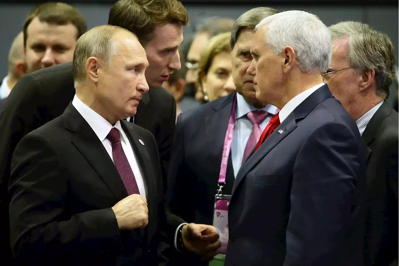 Mike Pence says he 'stood toe to toe' with Vladimir Putin when they met