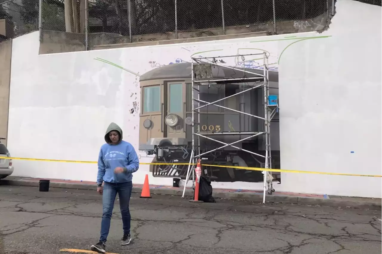 Montclair train mural project nearing end of the line