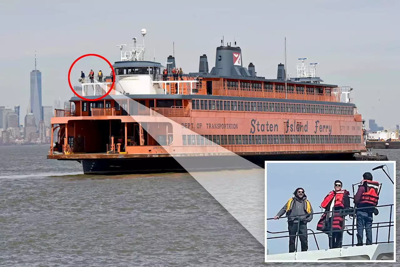 ‘SNL’s’ Colin Jost takes his Staten Island ferry for a joy ride