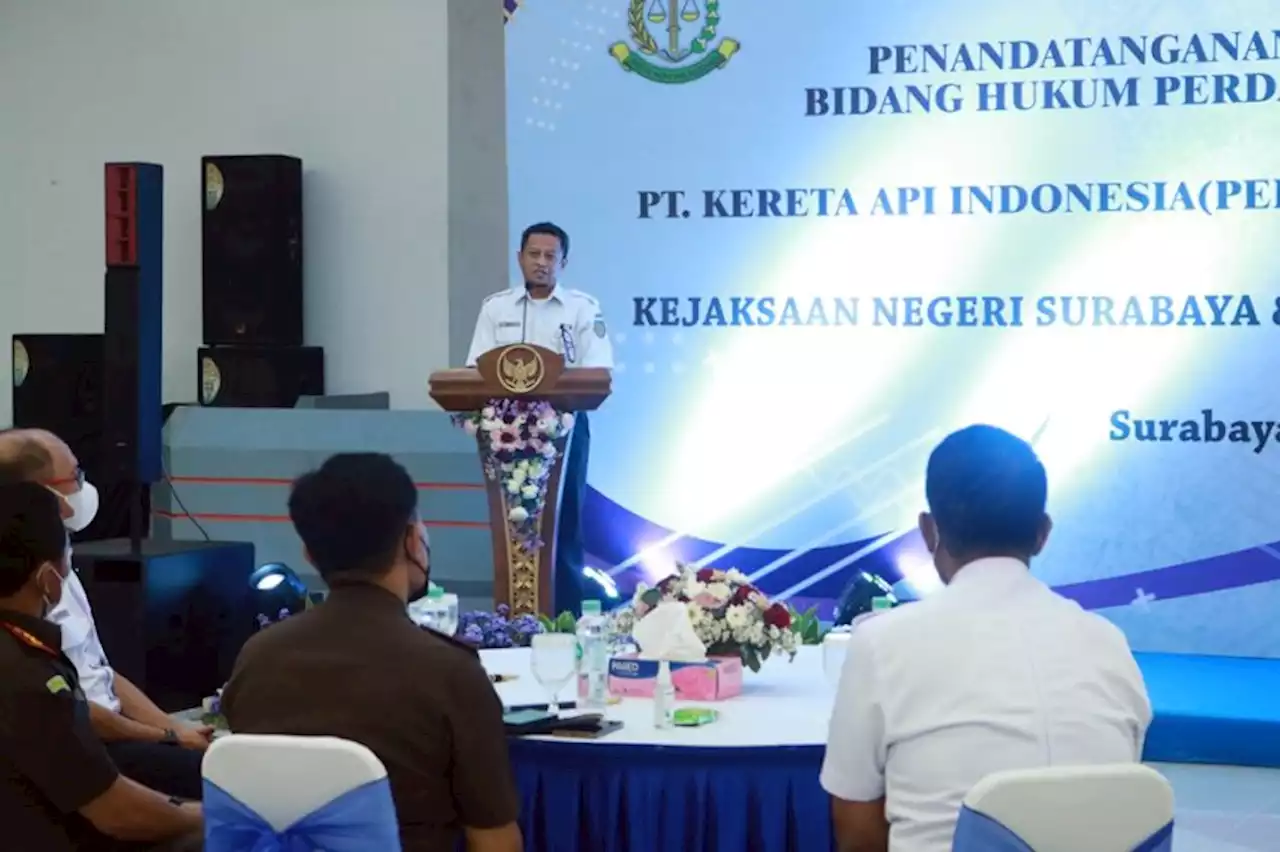 Selamatkan Aset Bermasalah, KAI Daop 8 Gandeng Kejari Surabaya dan Tanjung Perak