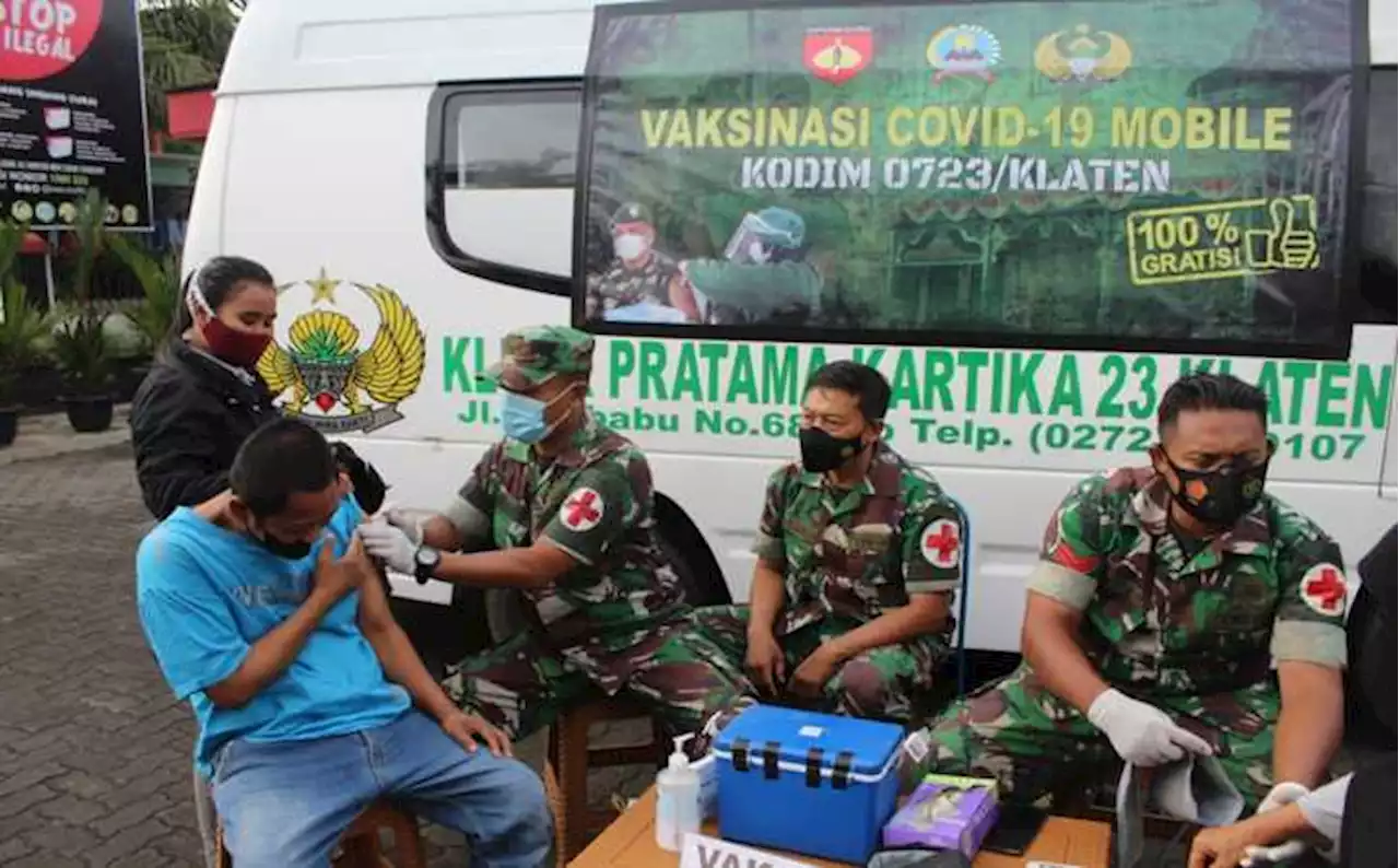 Strategi Jitu Kodim dan Polres Klaten Kebut Vaksinasi Sebelum Lebaran