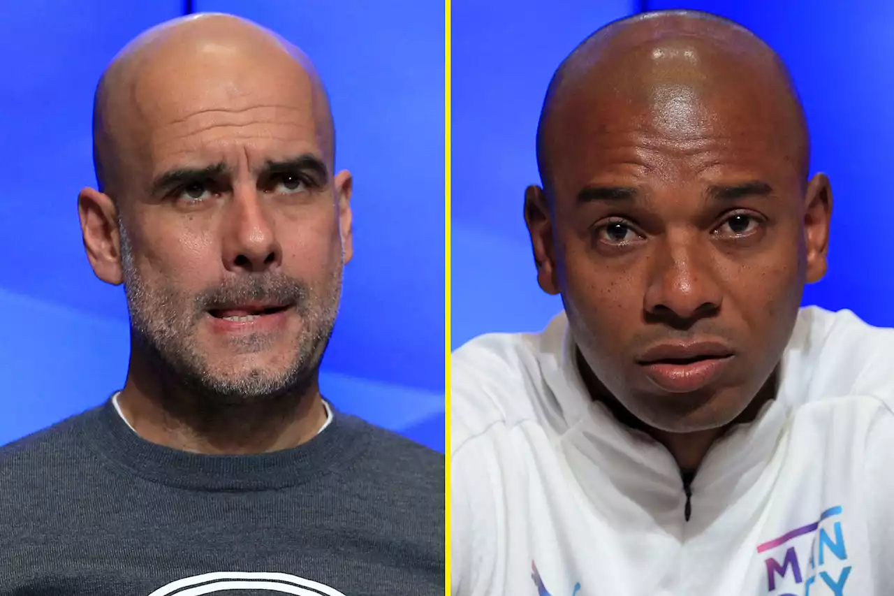 ‘Sorry? I didn’t know!’ - Pep surprised as Fernandinho announces Man City exit