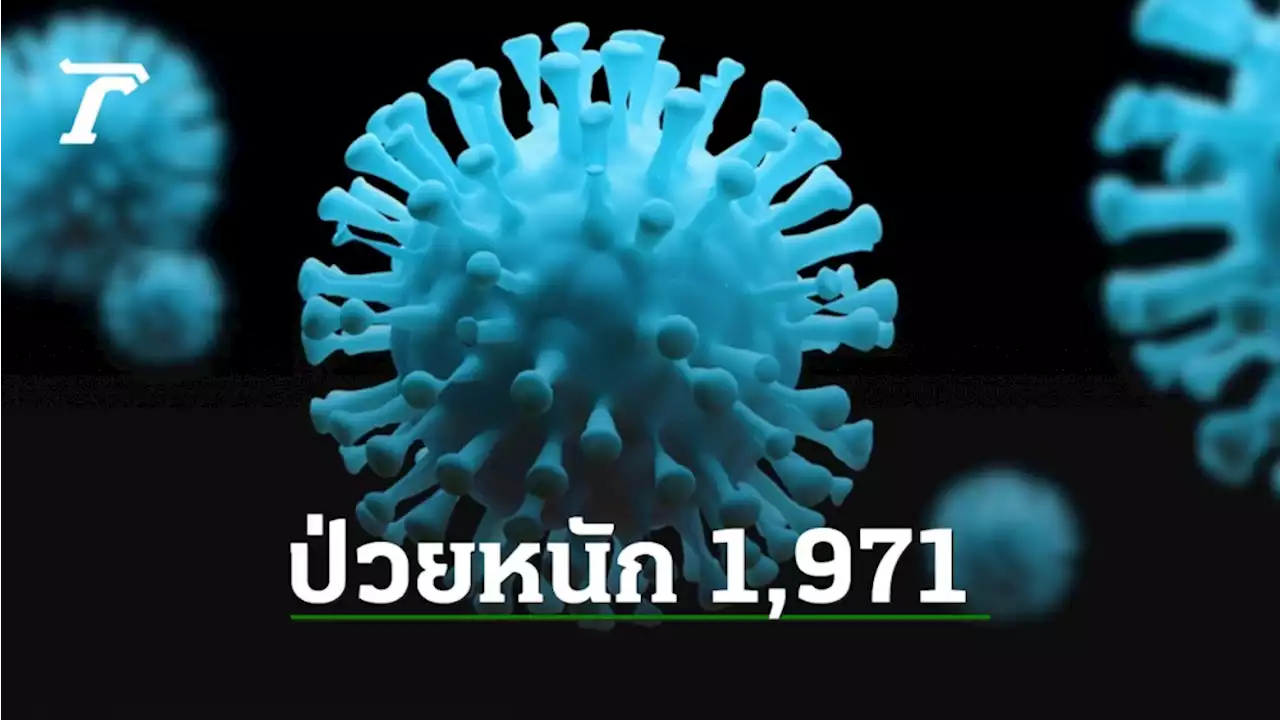 โควิดวันนี้ RT-PCR รวม ATK 38,074 ราย ดับเพิ่ม 106 ศพ ไทยอันดับ 10 โลก