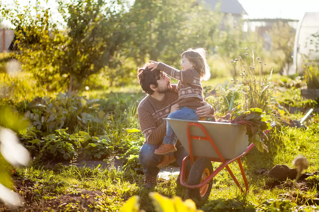 Millions of kids love to join their mums and dads in the garden, new poll finds