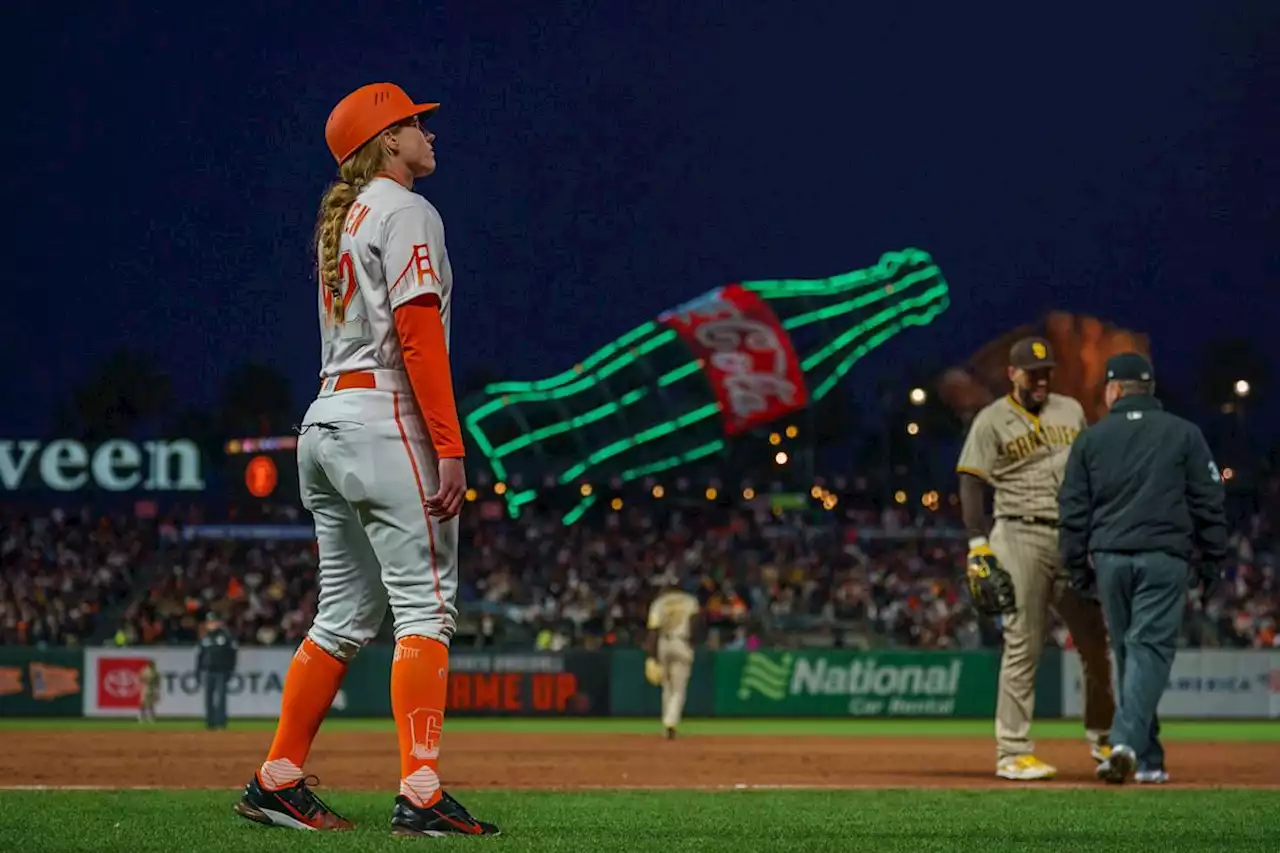 Giants assistant Alyssa Nakken becomes first woman to coach on-field in MLB history