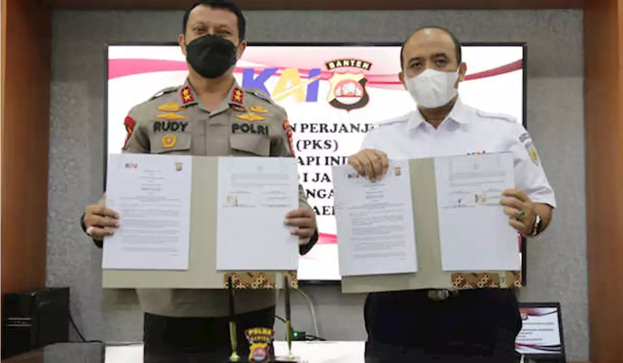 Tingkatkan Pelayanan, KAI Kerja Sama dengan Polda Banten