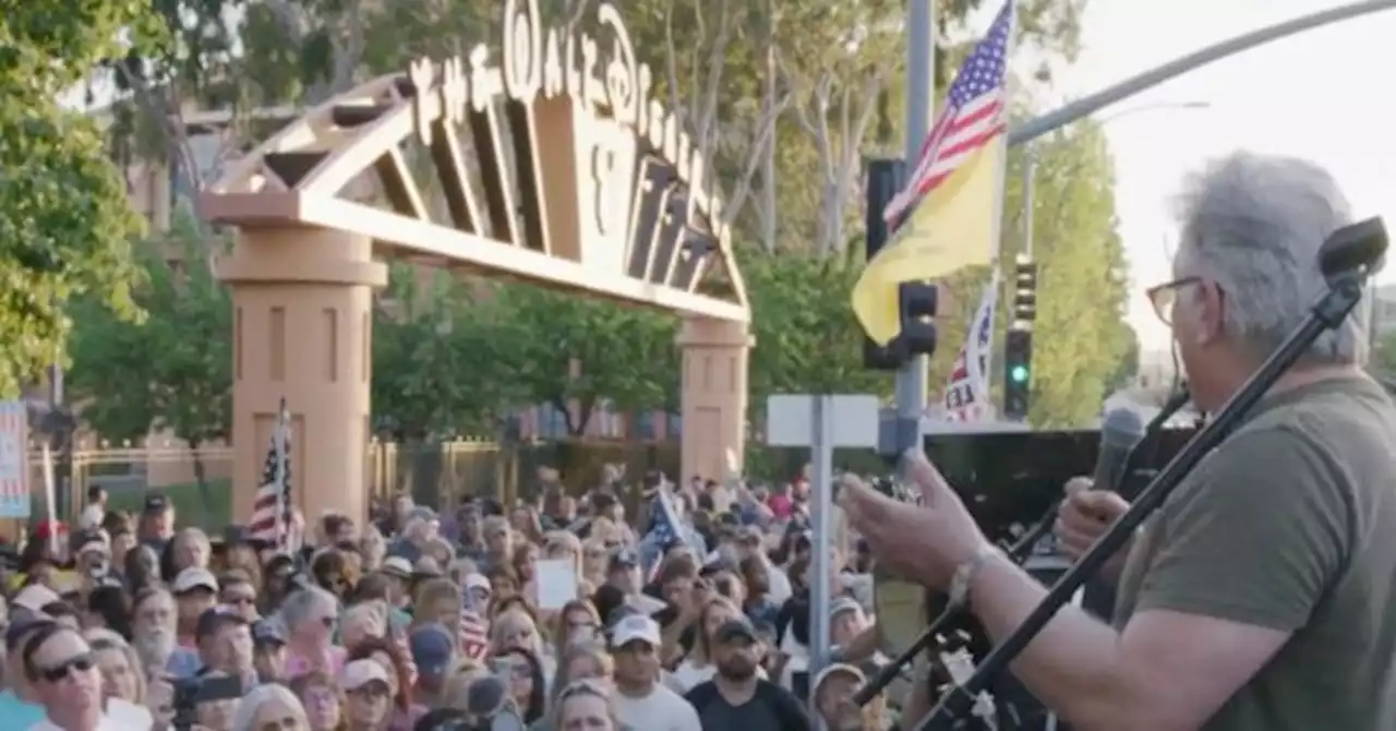 Watch: Parents March on Disneyland to Protest Studio's Woke LGBTQ+ Agenda for Children