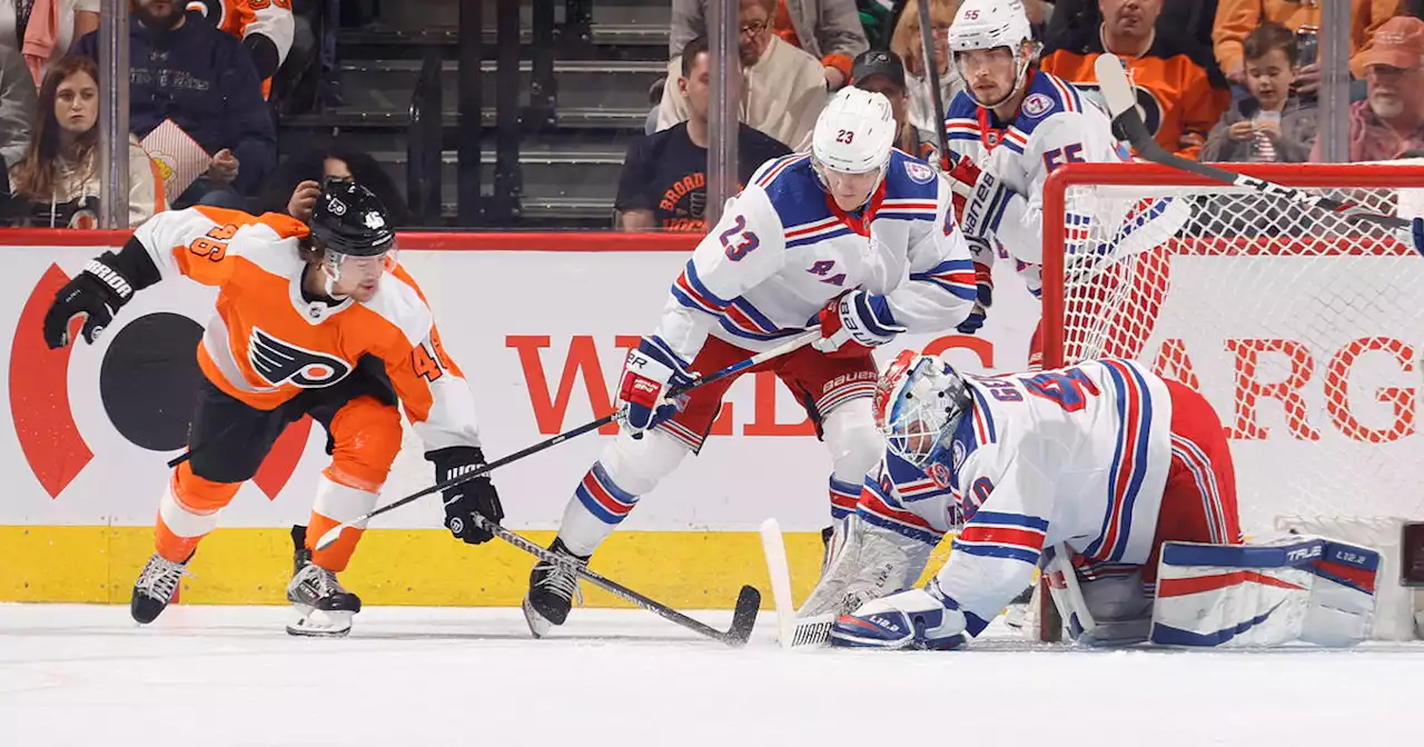 Kakko, Georgiev lead Rangers to shutout of Flyers