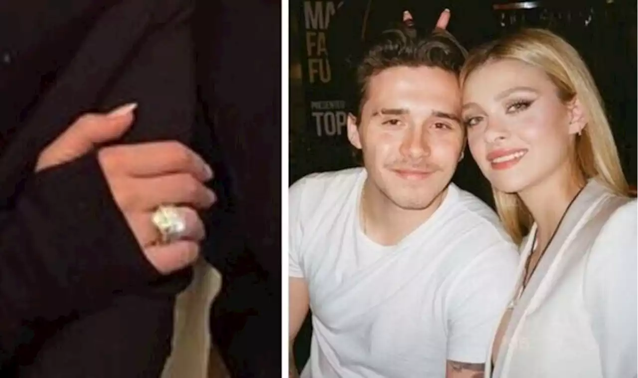 Brooklyn Beckham's wife Nicola Peltz spotted with new diamond ring after £3m wedding