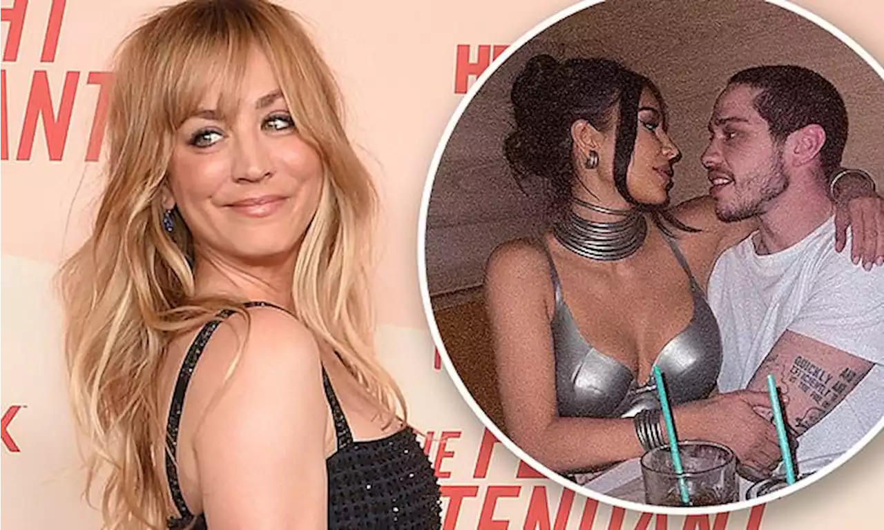 Kaley Cuoco is 'so happy' for co-star Pete Davidson and Kim Kardashian