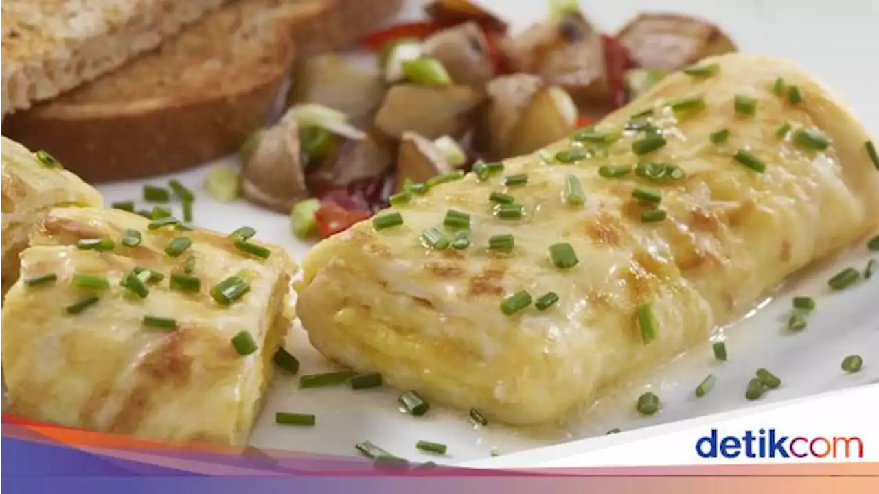 Resep Omelet Gulung Keju, Pakai 2 Bahan yang Praktis Buat Sahur