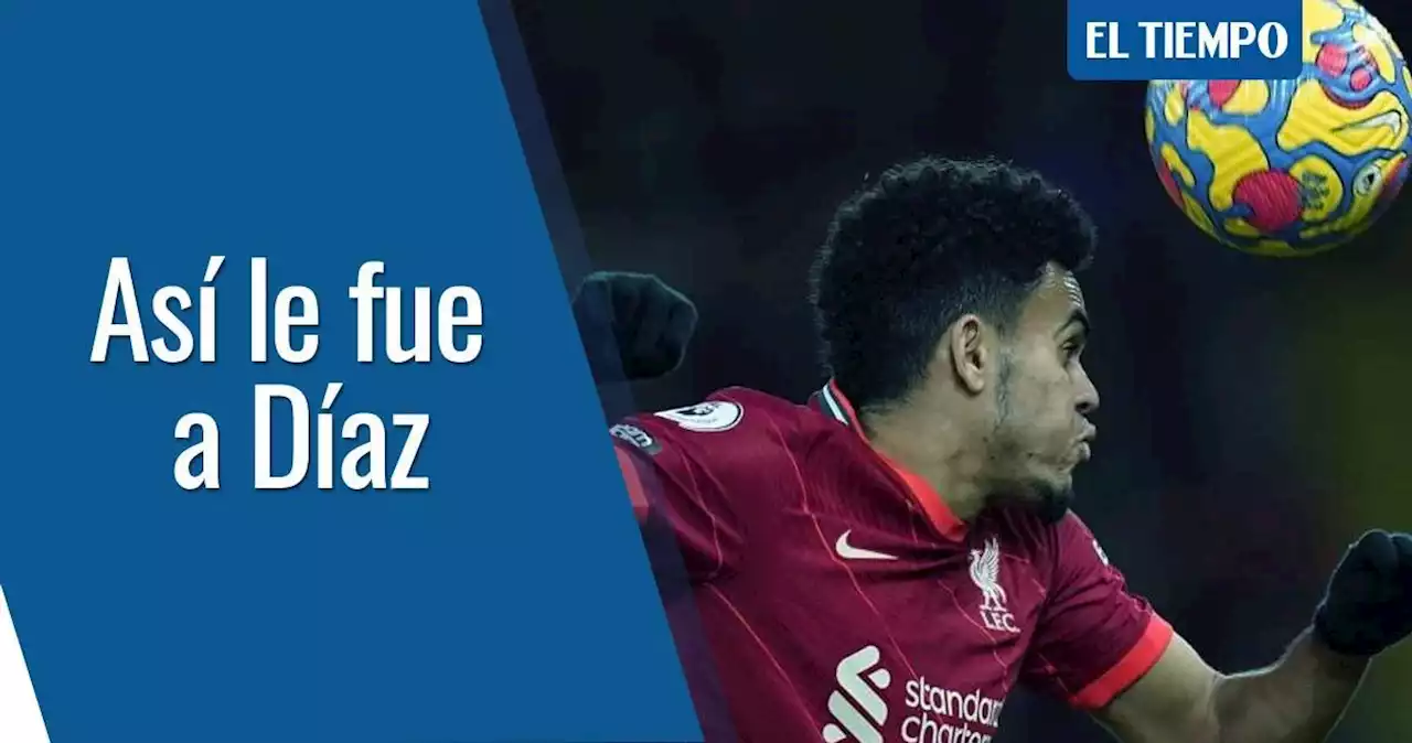 Luis Díaz: así le fue contra Benfica, en el paso del Liverpool a semifinal