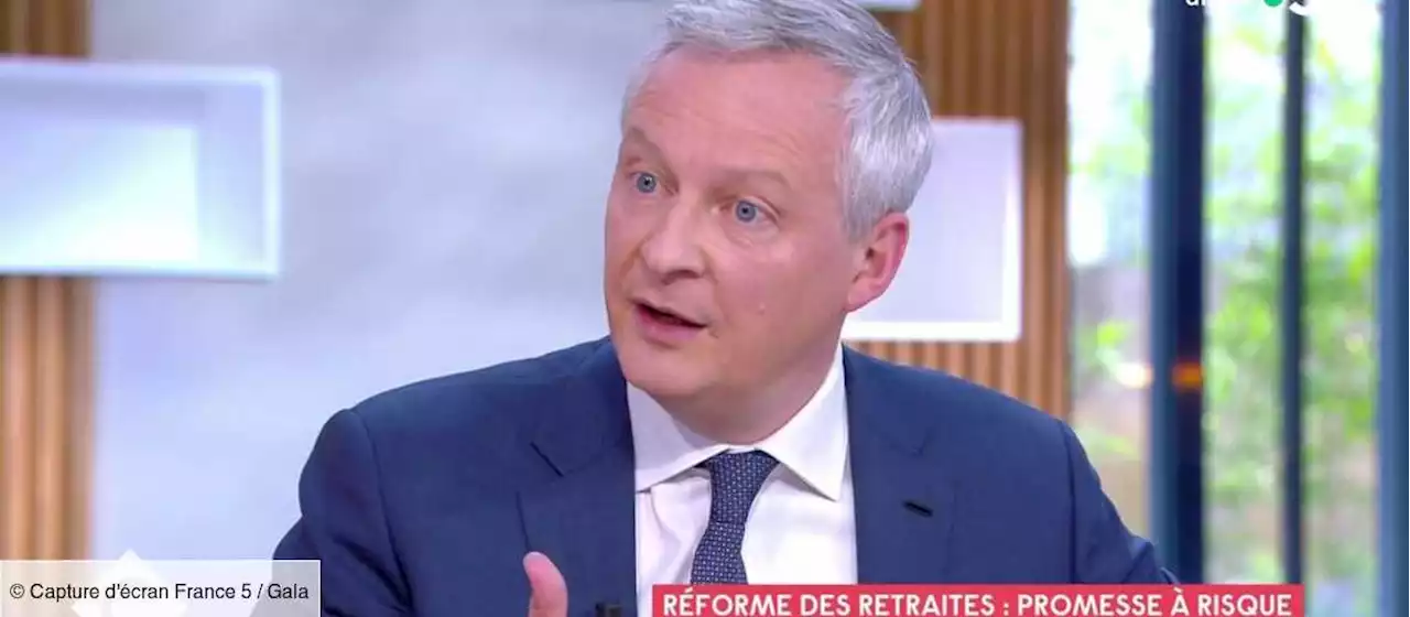 VIDÉO – “Il a une tête de boxeur fatigué ?” : Bruno Le Maire défend Emmanuel Macron, et tacle Anne-Elisabeth Lemoine - Gala