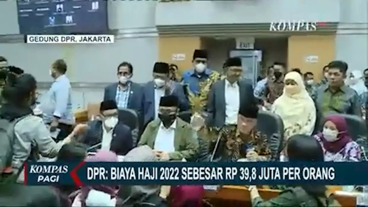 Pemerintah Tetapkan Biaya Haji 2022 Sebesar Rp 39,8 Juta Per Jemaah