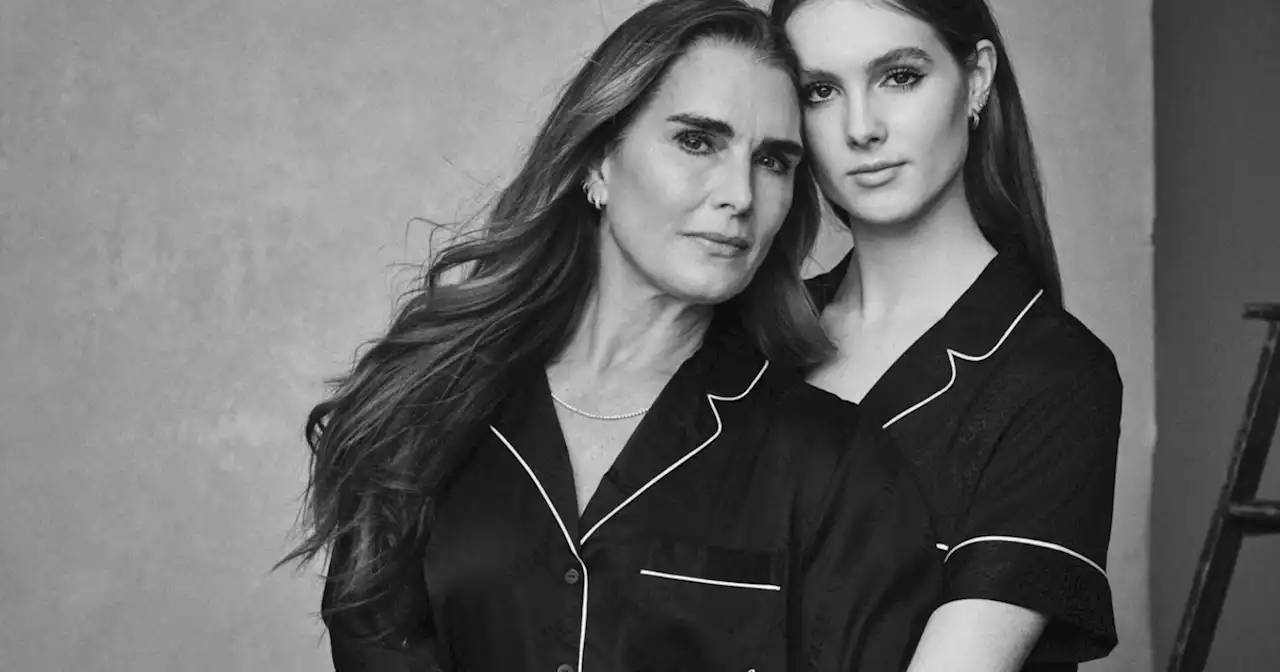 Brooke Shields modelt mit ihrer Tochter Grier (15)