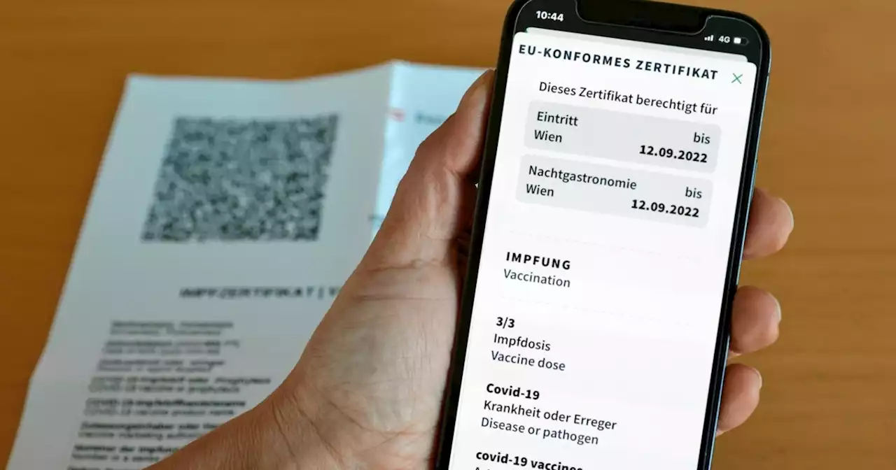 Grüner Pass für Geboosterte gilt jetzt ein Jahr