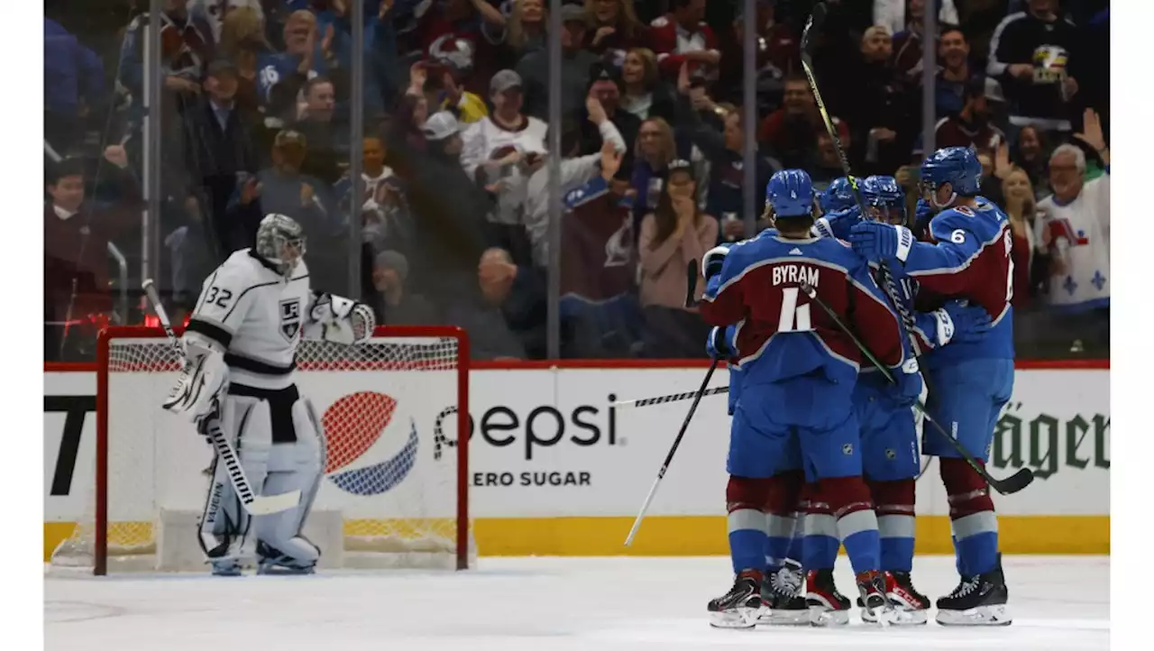 Kings can’t slow Nathan MacKinnon, Avs in lopsided loss