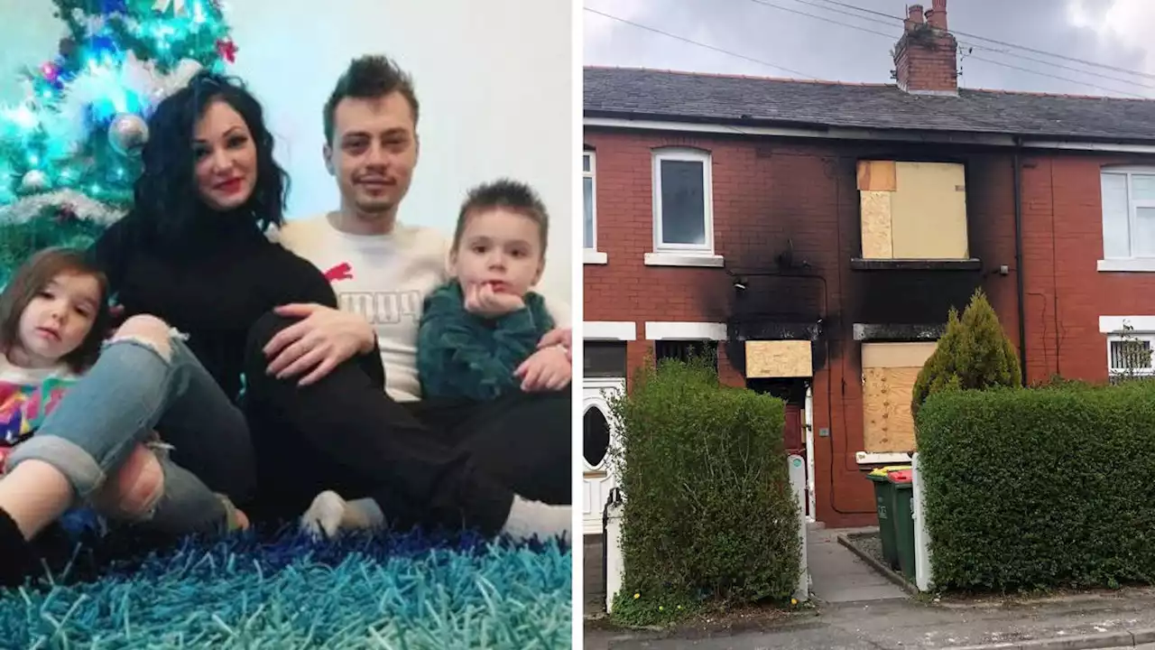 Pictured: Tragic children, 3 and 5, who died after house fire as neighbours tried to save them