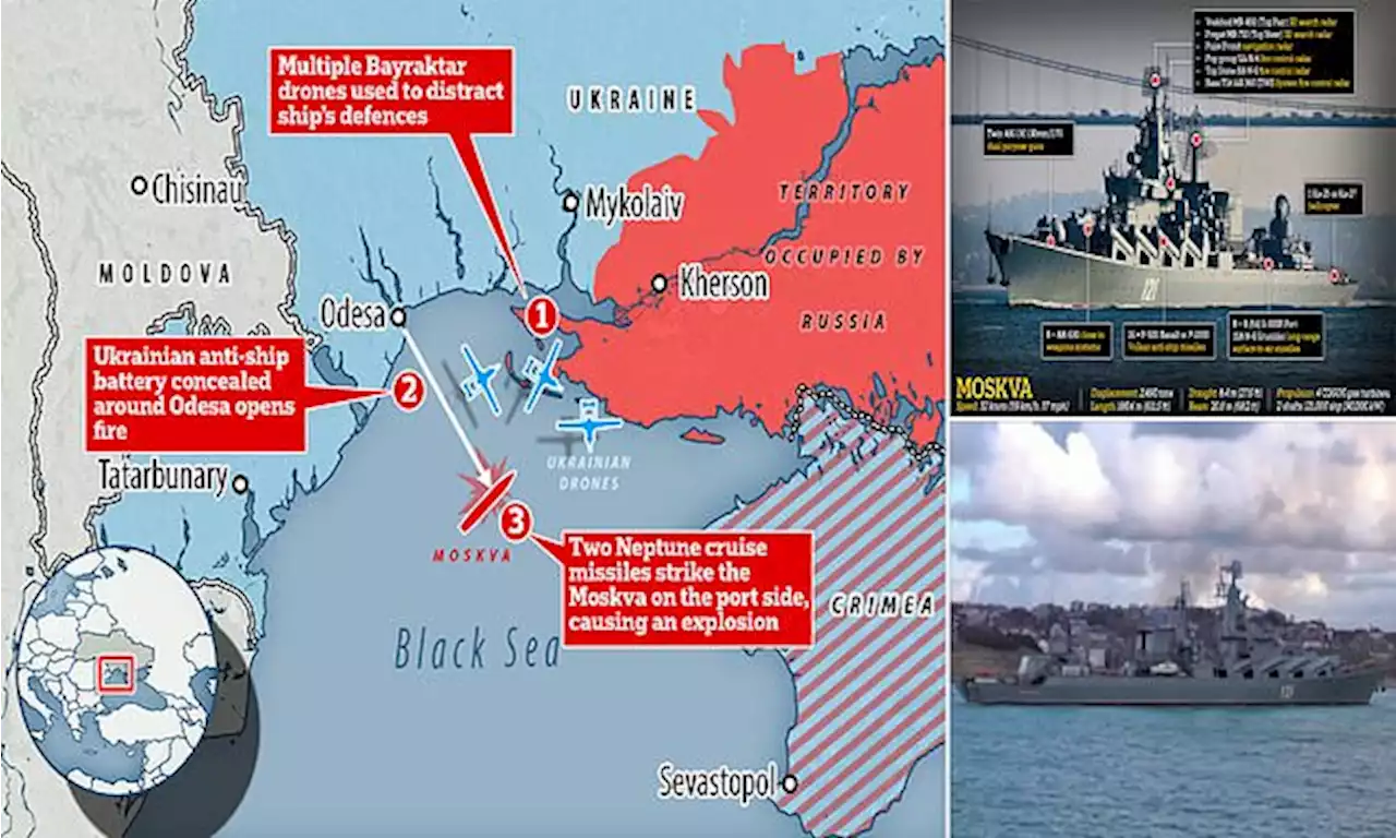 Ukraine war: Kyiv claims successful hit on Russian warship