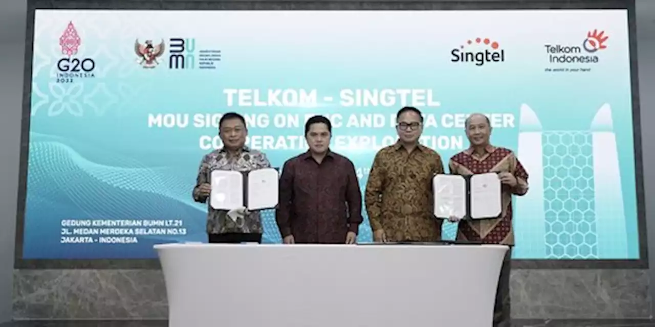 Telkom Gandeng Singtel Kembangkan Regional Data Center dan Bisnis Broadband | merdeka.com