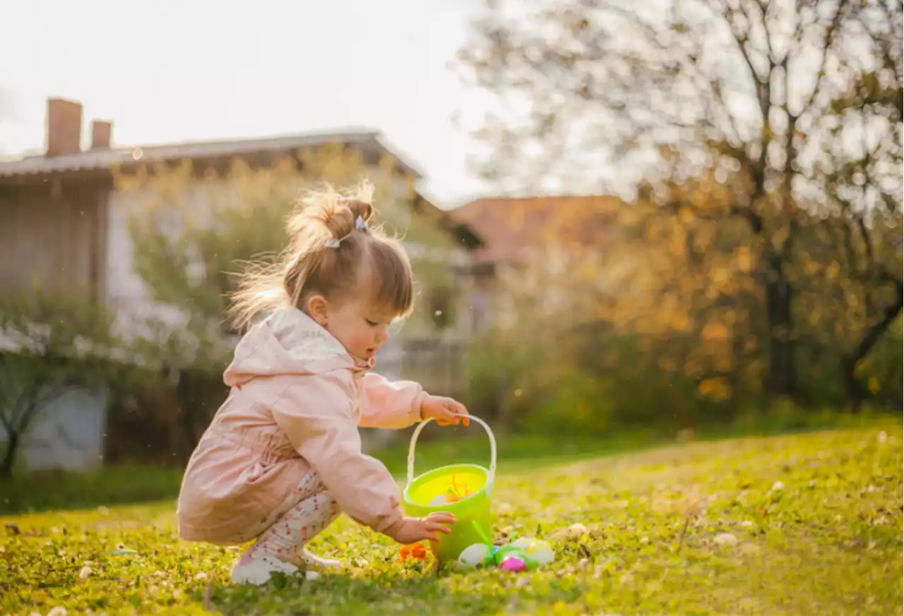 Outdoor Easter egg hunt clues