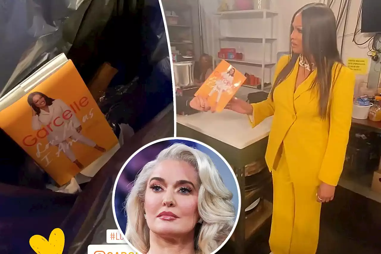 Garcelle Beauvais mocks Erika Jayne for throwing her book in the trash