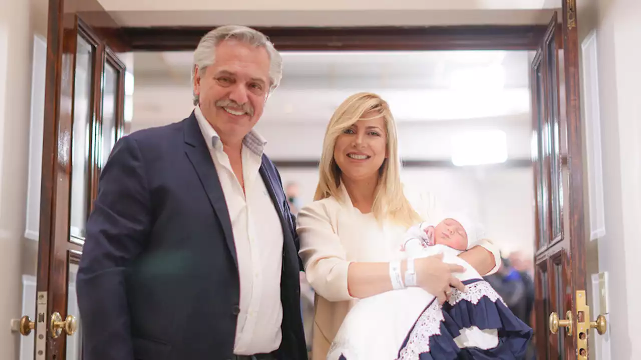 Alberto Fernández y Fabiola Yáñez presentaron a su hijo Francisco | En el Sanatorio Otamendi