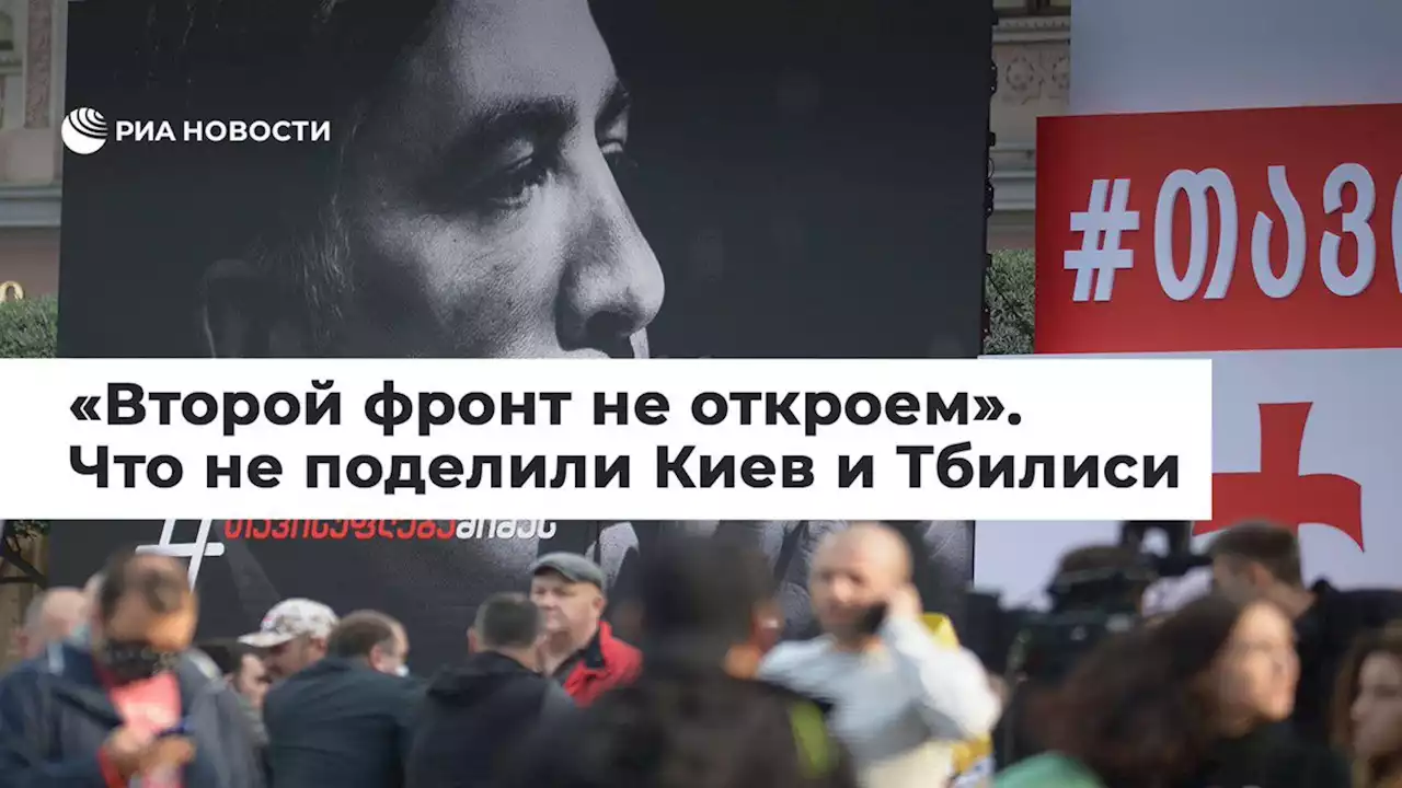 Второй фронт не откроем. Что не поделили Киев и Тбилиси - РИА Новости, 14.04.2022