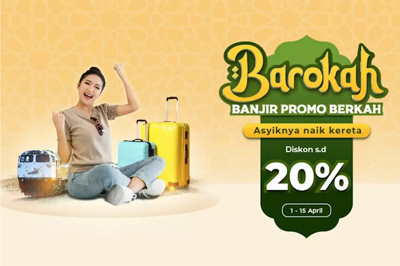 Mudik Naik Kereta? Beli Tiketnya di Mister Aladin Aja karena Ada Diskon Gede-gedean!