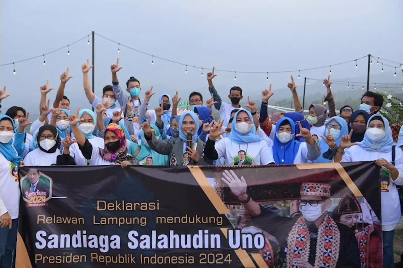 UMKM dan Petani di Lampung Dukung Sandiaga Uno Maju Pilpres 2024