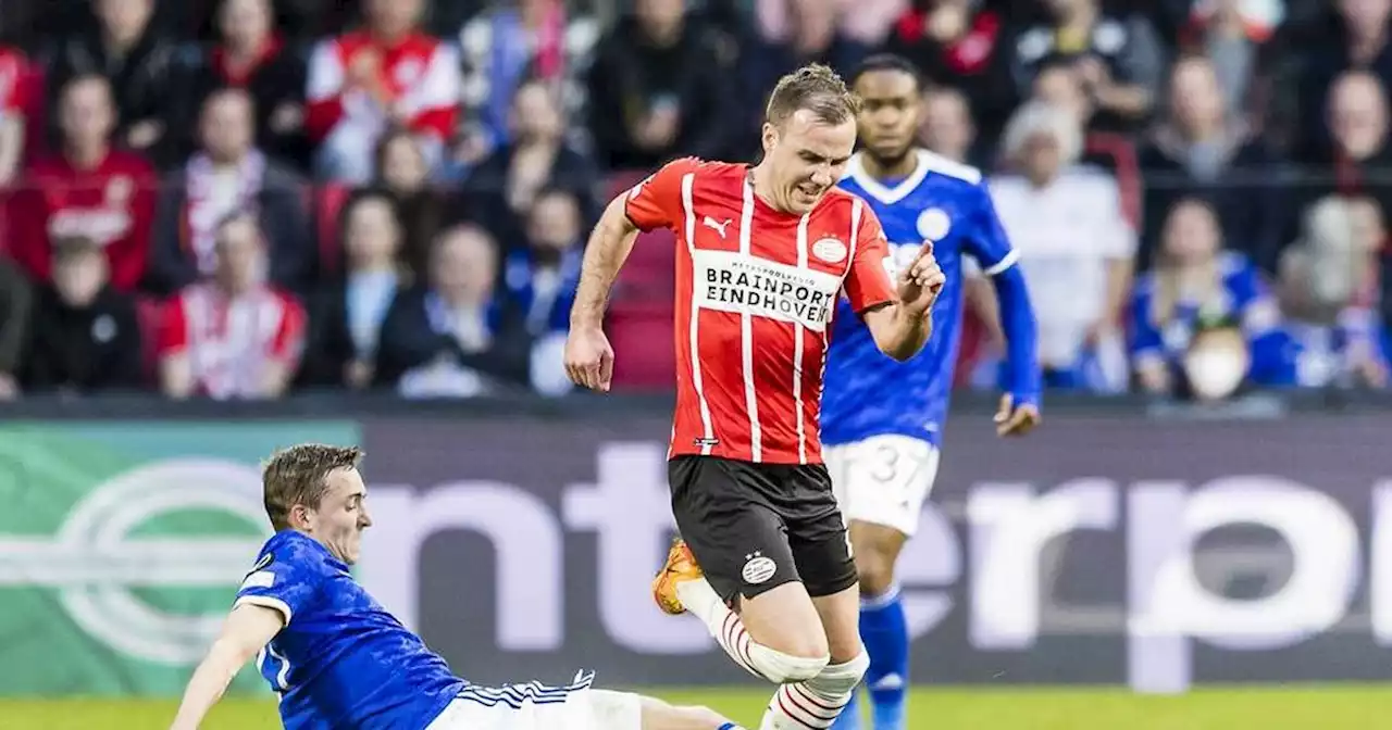 Später Schock für Götze & Co.! PSV Eindhoven scheitert in Conference League im Viertelfinale an Leicester City