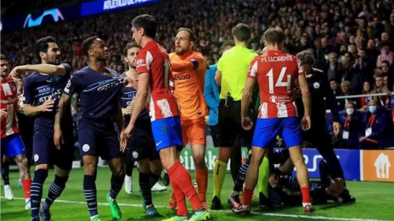 Atletico Madrid vs Manchester City 0-0, Ada Cerita Soal Perkelahian Pemain