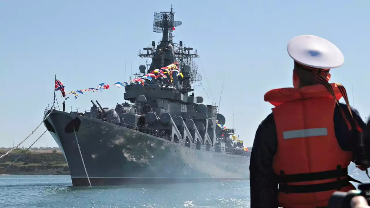 Russisk flagskib er sunket