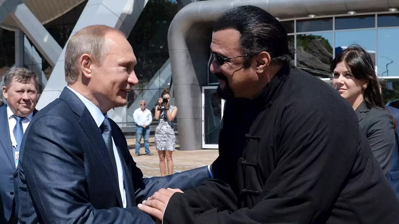 Guerre en Ukraine : Steven Seagal et l'éloge de Poutine