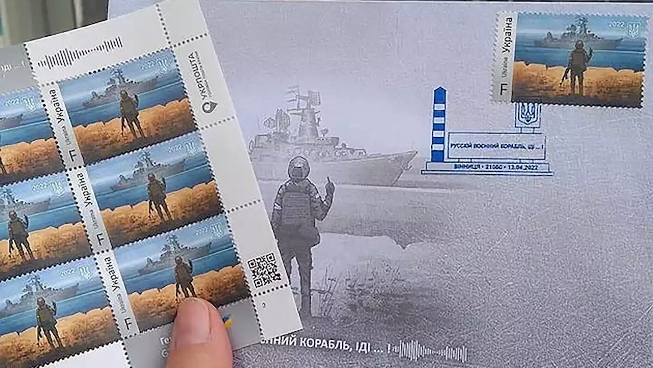 Ukraine-Post: Briefmarken zeigen Russland den Mittelfinger | W&V