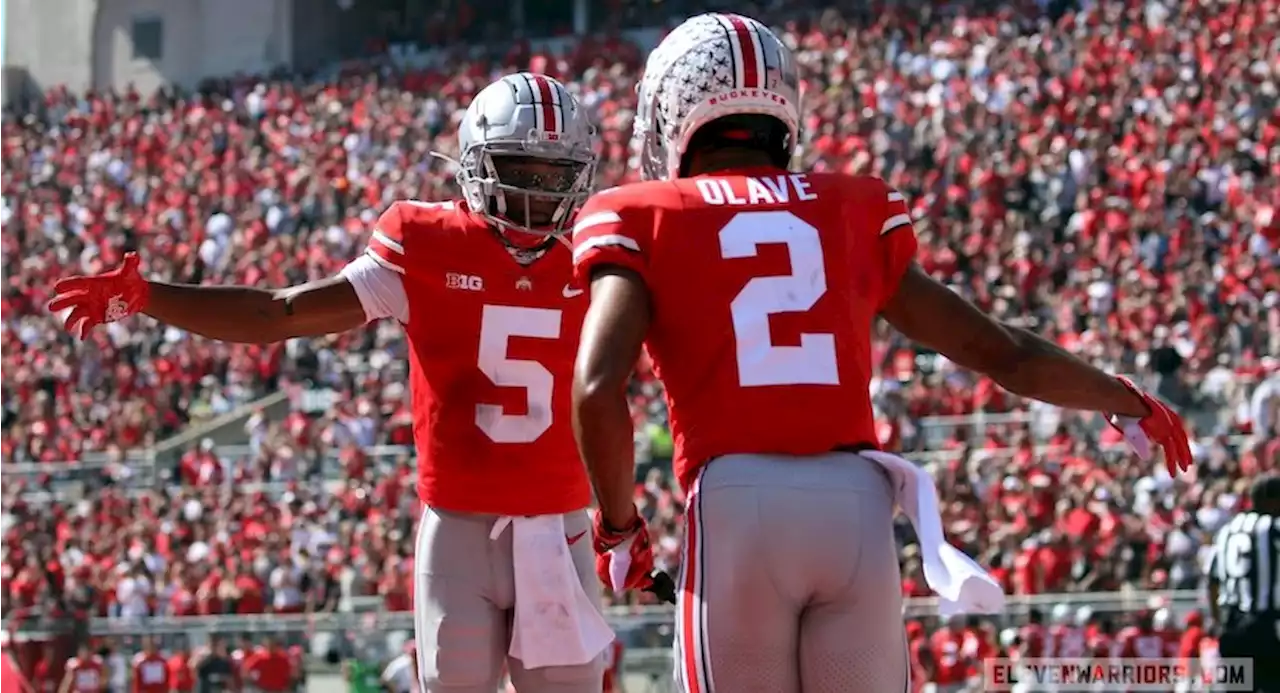 Ohio State Wide Receivers Chris Olave and Garrett Wilson Among Prospects Attending 2022 NFL Draft