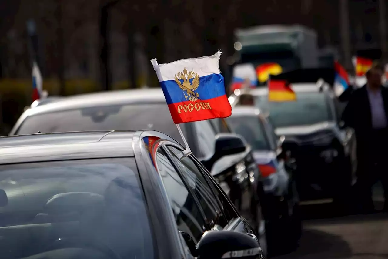 Am 9. Mai drohen in Berlin Zusammenstöße zwischen Russen und Ukrainern