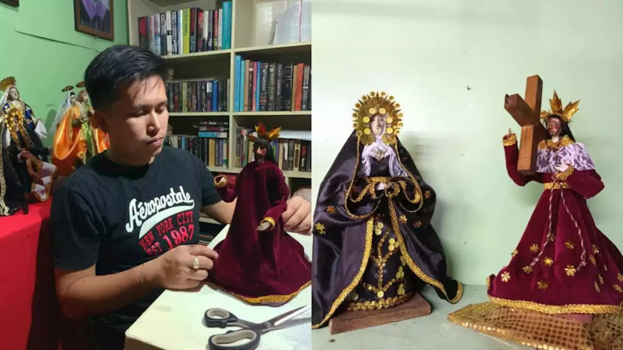 Teacher turns hobby of making religious images into a religious devotion