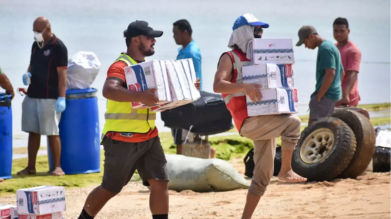 Three months after volcanic eruption, Tonga slowly rebuilds